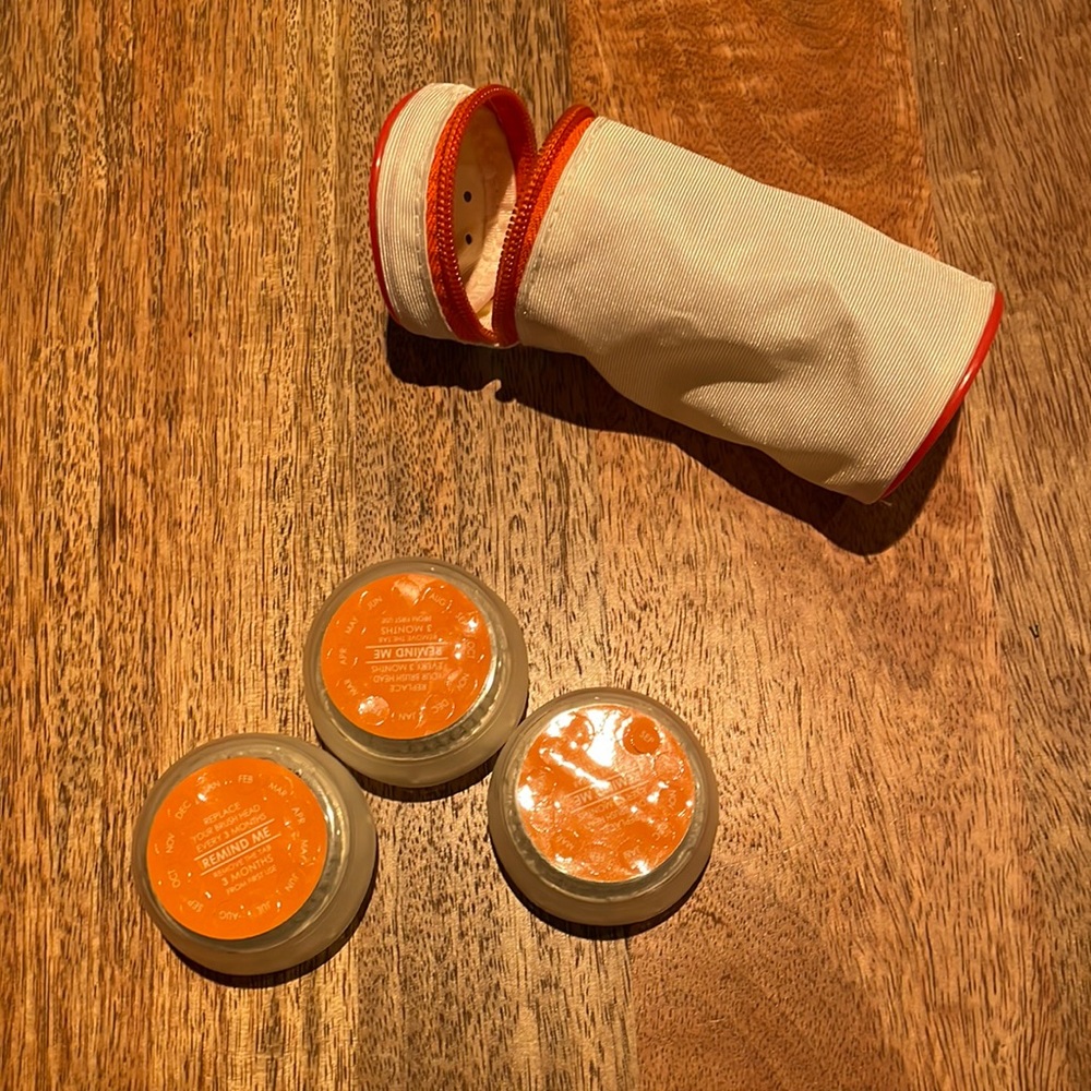Brand new with case Clarisonic Sensitive Brush Heads (3)